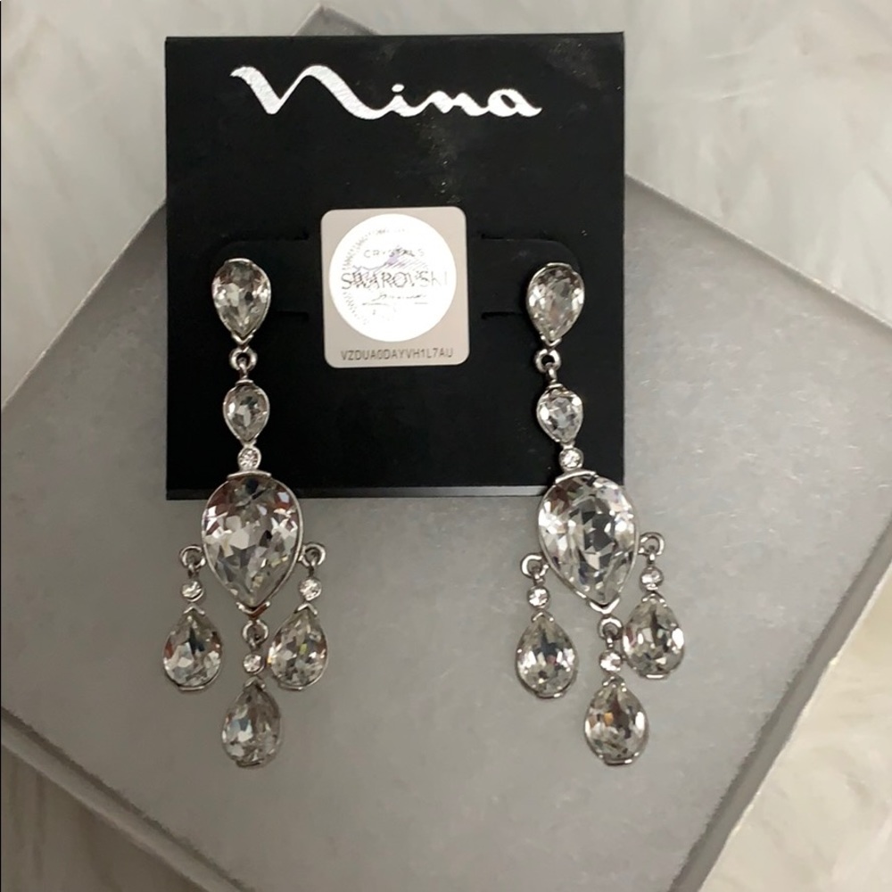 Swarovski Crystal Chandelier Earrings
